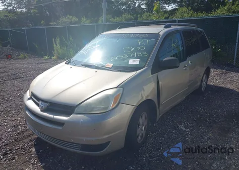 2004 Toyota Sienna Le z USA, uszkodzony, nr VIN 5TDZA23C24S218773